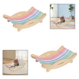 Maxbell Cooling Cat Hammock Bed Supplies Portable Pet Cot for Sleeping Outdoor Bunny S