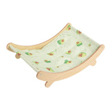 Maxbell Cat Hammock Bed Resting with Wood Frame Supplies Cooling Bunny Outdoor Puppy S