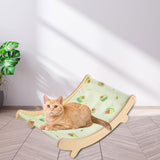 Maxbell Cat Hammock Bed Resting with Wood Frame Supplies Cooling Bunny Outdoor Puppy S