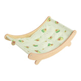 Maxbell Cat Hammock Bed Resting with Wood Frame Supplies Cooling Bunny Outdoor Puppy L