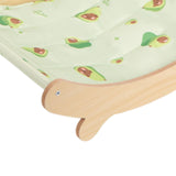 Maxbell Cat Hammock Bed Resting with Wood Frame Supplies Cooling Bunny Outdoor Puppy L