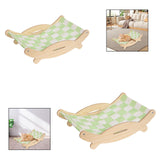 Maxbell Cat Bed Cooling Supplies Ergonomic Sleeping Pet Couch for Indoor Puppy Bunny S