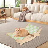 Maxbell Cat Bed Cooling Supplies Ergonomic Sleeping Pet Couch for Indoor Puppy Bunny S