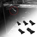 Maxbell Aquarium Duckbill Nozzle Compact Lightweight Sturdy Water Outlet Pipe Nozzle Black 5pcs