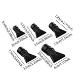 Maxbell Aquarium Duckbill Nozzle Compact Lightweight Sturdy Water Outlet Pipe Nozzle Black 5pcs