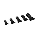 Maxbell Aquarium Duckbill Nozzle Compact Lightweight Sturdy Water Outlet Pipe Nozzle Black 5pcs