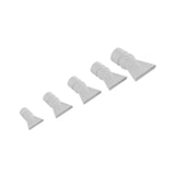 Maxbell Aquarium Duckbill Nozzle Compact Lightweight Sturdy Water Outlet Pipe Nozzle White 5pcs