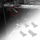 Maxbell Aquarium Duckbill Nozzle Compact Lightweight Sturdy Water Outlet Pipe Nozzle White 5pcs