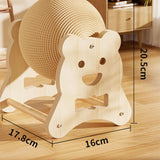 Maxbell Sisal Scratching Ball Lightweight Scratch Board for Kittens Indoor Cat Puppy Bear Small