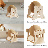 Maxbell Sisal Scratching Ball Lightweight Scratch Board for Kittens Indoor Cat Puppy Bear Small