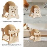 Maxbell Sisal Scratching Ball Lightweight Scratch Board for Kittens Indoor Cat Puppy Bear Small