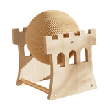 Maxbell Sisal Scratching Ball Lightweight Scratch Board for Kittens Indoor Cat Puppy Castle Small