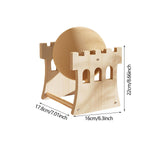 Maxbell Sisal Scratching Ball Lightweight Scratch Board for Kittens Indoor Cat Puppy Castle Large