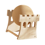 Maxbell Sisal Scratching Ball Lightweight Scratch Board for Kittens Indoor Cat Puppy Castle Large