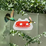 Maxbell Window Hummingbird Feeder for Outdoor Bird Watching with Strong Suction Cups