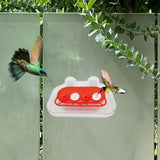 Maxbell Window Hummingbird Feeder for Outdoor Bird Watching with Strong Suction Cups