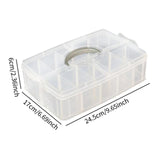 Maxbell Dog Shoes Storage Box Detachable Compartments Compact Shoe Storage Organizer 24.5x17x6cm