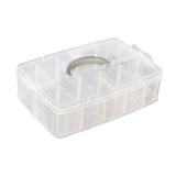 Maxbell Dog Shoes Storage Box Detachable Compartments Compact Shoe Storage Organizer 24.5x17x6cm