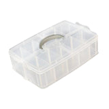 Maxbell Dog Shoes Storage Box Detachable Compartments Compact Shoe Storage Organizer 24.5x17x6cm