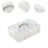 Maxbell Dog Shoes Storage Box Detachable Compartments Compact Shoe Storage Organizer 24.5x17x6cm