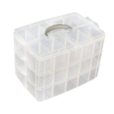 Maxbell Dog Shoes Storage Box Detachable Compartments Compact Shoe Storage Organizer 24.5x17x18cm