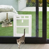 Maxbell Pet Door Screen Heavy Duty Versatile Easy Install and Removal Partition Mesh white