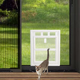 Maxbell Pet Door Screen Heavy Duty Versatile Easy Install and Removal Partition Mesh white
