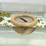 Maxbell Aquarium Hammock Ornament Breeding Decorative Tank Accessory Decor Hide Cave Beige