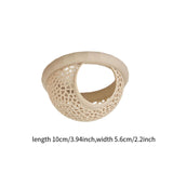 Maxbell Aquarium Hammock Ornament Breeding Decorative Tank Accessory Decor Hide Cave Beige