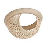 Maxbell Aquarium Hammock Ornament Breeding Decorative Tank Accessory Decor Hide Cave Beige