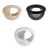Maxbell Aquarium Hammock Ornament Breeding Decorative Tank Accessory Decor Hide Cave Beige