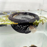 Maxbell Aquarium Hammock Ornament Breeding Decorative Tank Accessory Decor Hide Cave Black