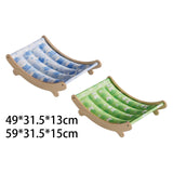 Maxbell Cat Cooling Sleeping Bed Hammock Elevated Couch for Puppy 49x31.5x13cm Blue