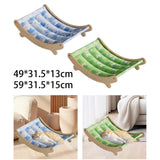 Maxbell Cat Cooling Sleeping Bed Hammock Elevated Couch for Puppy 49x31.5x13cm Blue