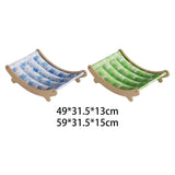 Maxbell Cat Cooling Sleeping Bed Hammock Elevated Couch for Puppy 49x31.5x13cm Blue