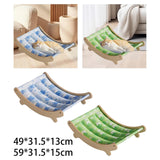 Maxbell Cat Cooling Sleeping Bed Hammock Elevated Couch for Puppy 49x31.5x13cm Blue