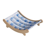 Maxbell Cat Cooling Sleeping Bed Hammock Elevated Couch for Puppy 49x31.5x13cm Blue