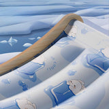 Maxbell Cat Cooling Sleeping Bed Hammock Elevated Couch for Puppy 49x31.5x13cm Blue