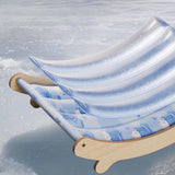 Maxbell Cat Cooling Sleeping Bed Hammock Elevated Couch for Puppy 59x31.5x15cm Blue
