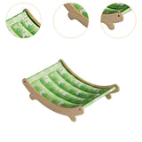 Maxbell Cat Cooling Sleeping Bed Hammock Elevated Couch for Puppy 49x31.5x13cm Green