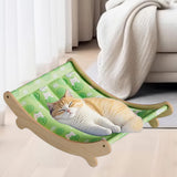 Maxbell Cat Cooling Sleeping Bed Hammock Elevated Couch for Puppy 49x31.5x13cm Green