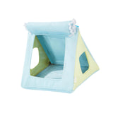 Maxbell Bird Nest House Hanging Hammock Parrot Hanging Tent for Parakeets Cockatiels Blue