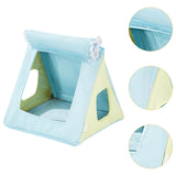 Maxbell Bird Nest House Hanging Hammock Parrot Hanging Tent for Parakeets Cockatiels Blue