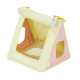 Maxbell Bird Nest House Hanging Hammock Parrot Hanging Tent for Parakeets Cockatiels Yellow