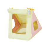 Maxbell Bird Nest House Hanging Hammock Parrot Hanging Tent for Parakeets Cockatiels Yellow