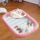 Maxbell Pet Cooling Pad Playmat Breathable Puppy Kitten Nest for Cats and Small Dogs Pink  XL