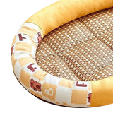 Maxbell Pet Cooling Pad Playmat Breathable Puppy Kitten Nest for Cats and Small Dogs Yellow S