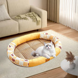 Maxbell Pet Cooling Pad Playmat Breathable Puppy Kitten Nest for Cats and Small Dogs Yellow M