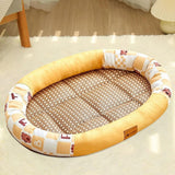 Maxbell Pet Cooling Pad Playmat Breathable Puppy Kitten Nest for Cats and Small Dogs Yellow XL