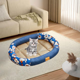 Maxbell Pet Cooling Pad Playmat Breathable Puppy Kitten Nest for Cats and Small Dogs Blue S
